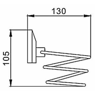 Держатель для фена Frap F1628 хром